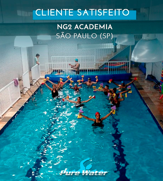 Nada melhor do que além de treinar, saber que a piscina possui água tratada e que está longe de qualquer problema que possa afetar a sua saúde, né? Na academia NG2 lá de São Paulo, os clientes possuem essa certeza, afinal, por lá, a piscina que possui 124m³ de água, utiliza o sistema de tratamento PW Pró 2000, desde 2021. Acesse o link que está em nossa bio e conheça todos os nossos produtos. ?